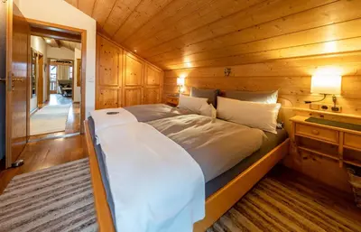 Ein Bett oder Betten in einem Zimmer der Unterkunft Gästehaus Brigitta