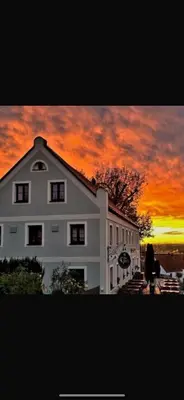 Blick auf den Sonnenuntergang/Sonnenaufgang von des Hotels aus oder aus der Nähe