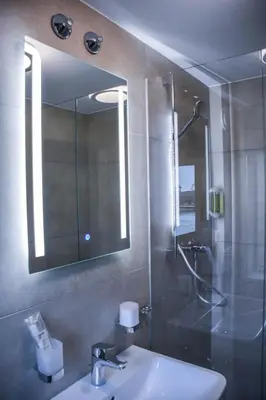 Ein Badezimmer in der Unterkunft Hotel Pame Grill