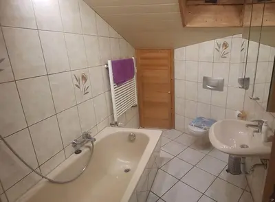 Ein Badezimmer in der Unterkunft Sigrids Ferienwohnung Bad Tölz
