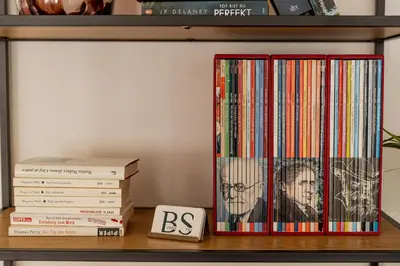 Die Bibliothek in der Ferienwohnung