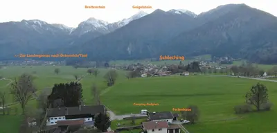 Naturlandschaft in der Nähe der Ferienwohnung