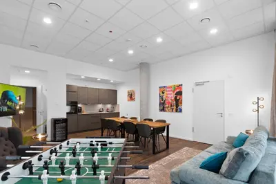 Eine Spielezimmer in der Unterkunft Flatista Homes - Aubing