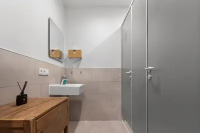 Ein Badezimmer in der Unterkunft Flatista Homes - Aubing
