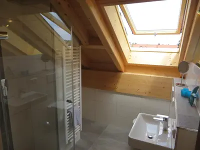 Ein Badezimmer in der Unterkunft Landhaus Familie Doll Ferienwohnung Sunnawind