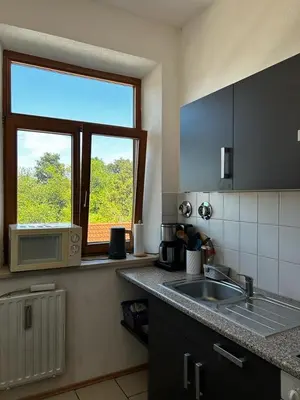 Küche/Küchenzeile in der Unterkunft Wunderschönes Appartement Nahe der Berge