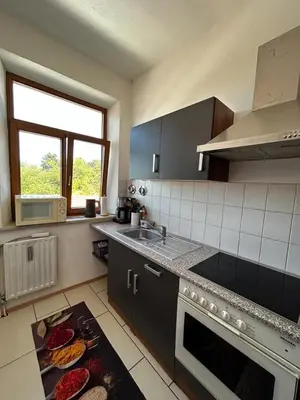 Küche/Küchenzeile in der Unterkunft Wunderschönes Appartement Nahe der Berge