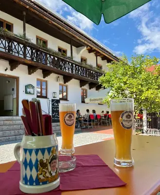 Getränke in der Unterkunft Kastanienhof Pfettrach