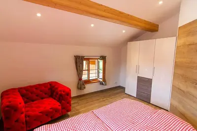 Ein Bett oder Betten in einem Zimmer der Unterkunft Ferienwohnung Hilde