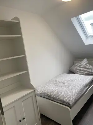 Ein Bett oder Betten in einem Zimmer der Unterkunft Unterkunft für Arbeiter und Monteure