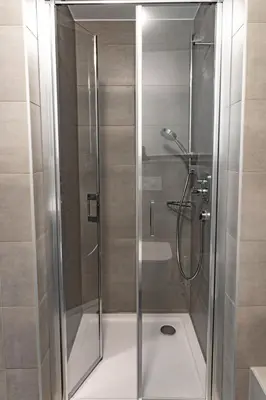 Ein Badezimmer in der Unterkunft FirstSleep Landshut
