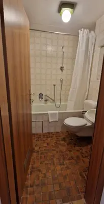 Ein Badezimmer in der Unterkunft ciao-aschau FeWo Beckmann