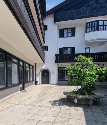 Das Gebäude in dem sich die Ferienwohnung befindet
