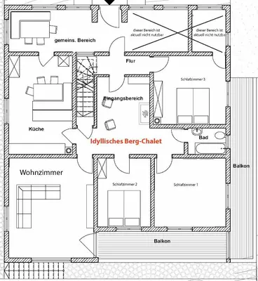 Grundriss der Unterkunft G21 Alpine Chalet a MOUNTAIN HIDEAWAY