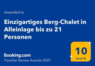 Ein Zertifikat, Auszeichnung, Logo oder anderes Dokument, das in der Unterkunft G21 Alpine Chalet a MOUNTAIN HIDEAWAY ausgestellt ist