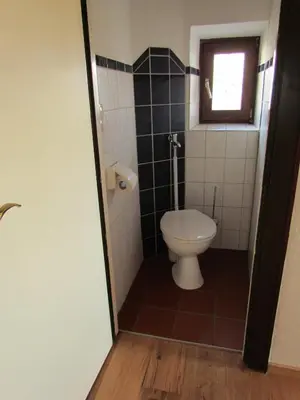 Ein Badezimmer in der Unterkunft Haus Erle