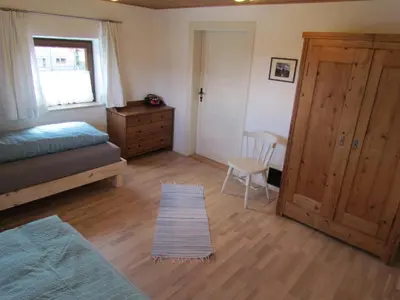 Ein Bett oder Betten in einem Zimmer der Unterkunft Haus Erle