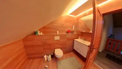 Ein Badezimmer in der Unterkunft Monteursunterkunft Egenhofen - fitters' accommodation with shared kitchen