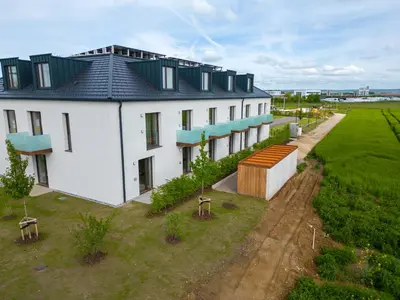 Das Gebäude in dem sich das Aparthotel befindet