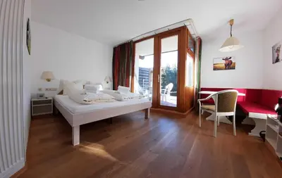 Ein Bett oder Betten in einem Zimmer der Unterkunft Alpin-Apartment-11