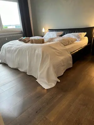 Ein Bett oder Betten in einem Zimmer der Unterkunft Von der Felsen
