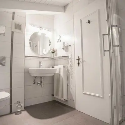 Ein Badezimmer in der Unterkunft Hotel Egger-Stüberl