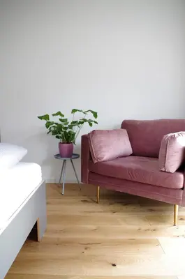 Ein Sitzbereich in der Unterkunft Das Altschwabing - Munich Boutique Hotel
