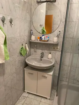 Ein Badezimmer in der Unterkunft Ferienwohnung Sonnenschein