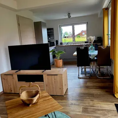 TV/Unterhaltungsangebot in der Unterkunft Ferienwohnung Am Hochfeld