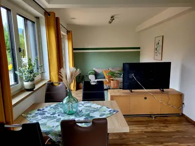 TV/Unterhaltungsangebot in der Unterkunft Ferienwohnung Am Hochfeld