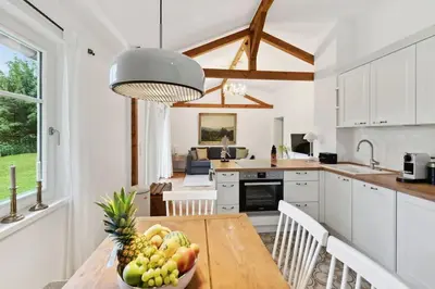 Küche/Küchenzeile in der Unterkunft Idylisches Cottage mit Reh