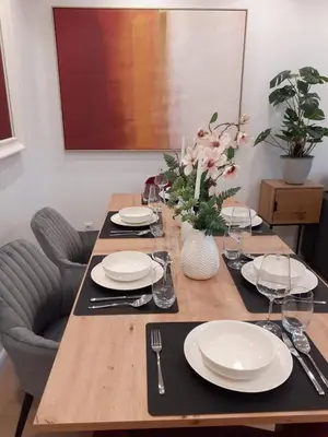 Grundriss der Unterkunft NEW - Apartment Kameni Confort Wifi Munich Airport Family