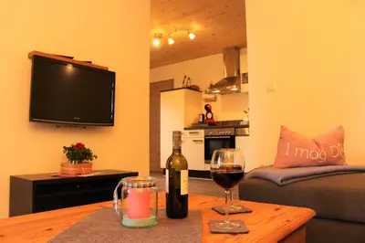 Küche/Küchenzeile in der Unterkunft Ferienwohnung Jaud - Gmund am Tegernsee