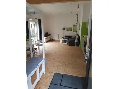 Ein Sitzbereich in der Unterkunft NEU Apartment am Birkenfeld Allgäu Kaufbeuren