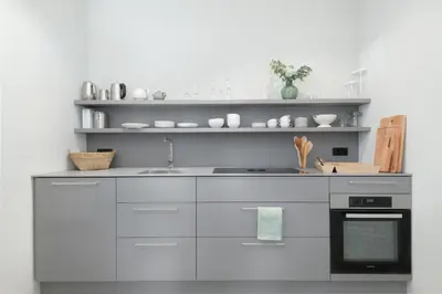 Küche/Küchenzeile in der Unterkunft Exklusiv: Historisches Apartment mit Deckengewölbe