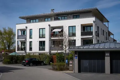 Das Gebäude in dem sich die Ferienwohnung befindet